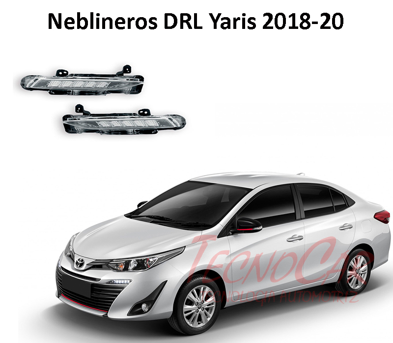 Neblineros Toyota DRL Yaris 2017-20